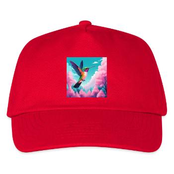 Kolibri - Kinder Basecap - Rot - Vorne