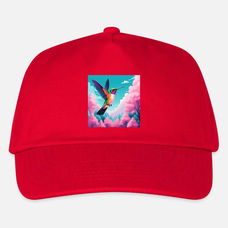 Kolibri - Kinder Basecap - Rot