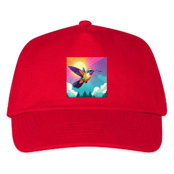 Hummingbird - Kids’ Baseball Cap - red - Front