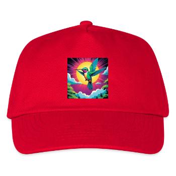 Hummingbird - Kids’ Baseball Cap - red - Front
