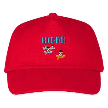 GODD-BYE FAREWELL - Kids’ Baseball Cap - red - Front