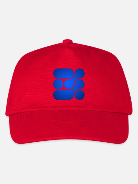 OCHOOO - Bleu magique - Casquette de baseball Enfant - rouge