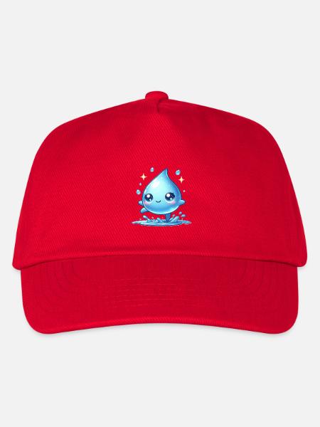 Wasser - Kinder Basecap - Rot