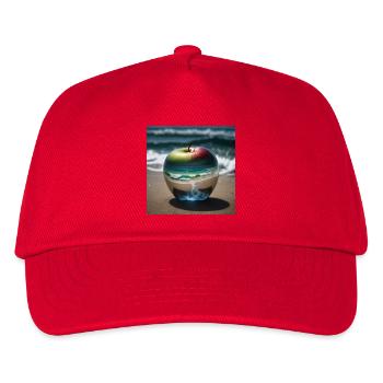 apple - Kids’ Baseball Cap - red - Front
