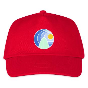 Surf Sundowner II (white) - Kids’ Baseball Cap - red - Front
