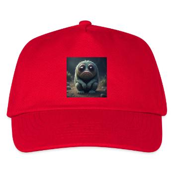 Trauriges Geschöpf - Kinder Basecap - Rot - Vorne