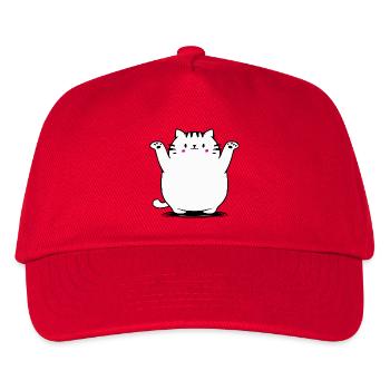 Chat mignon - Casquette de baseball Enfant - rouge - Devant