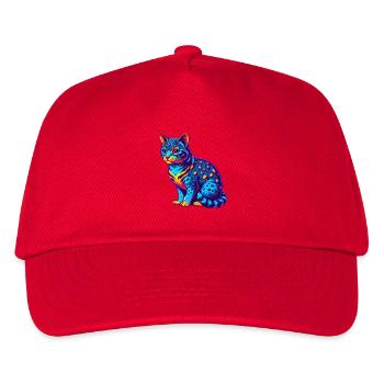 Australian Spotted Mist Cat Breed Cartoon Kawaii A - Kids’ Baseball Cap - red - Front