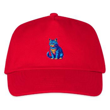 Domestic Cat Breed Cartoon Kawaii Animal Pet - Kids’ Baseball Cap - red - Front