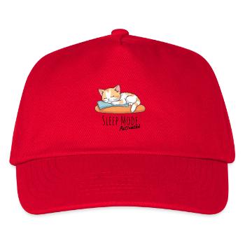 Sleep Mode Activated - Kids’ Baseball Cap - red - Front