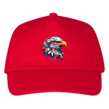 Adler - Kinder Basecap - Rot - Vorne