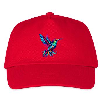 Kolibri - Kinder Basecap - Rot - Vorne