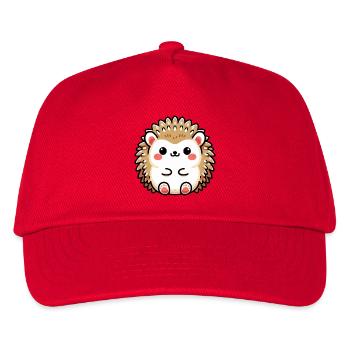 Igel - Kinder Basecap - Rot - Vorne