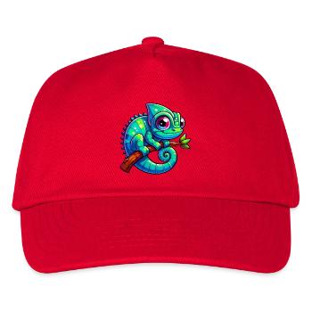 Caméléon - Casquette de baseball Enfant - rouge - Devant