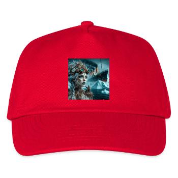 Steampunk Mermaid Titanic - Kids’ Baseball Cap - red - Front