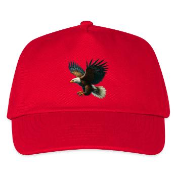 Adler - Kinder Basecap - Rot - Vorne