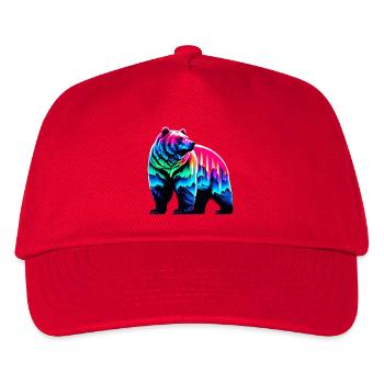 Bear - Kids’ Baseball Cap - red - Front