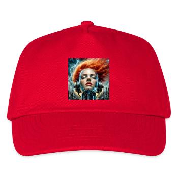 Femme Fusion Cybernétique - Casquette de baseball Enfant - rouge - Devant