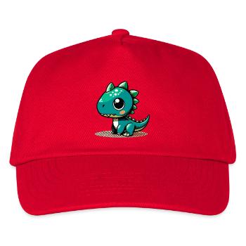 Dinosaur - Kids’ Baseball Cap - red - Front