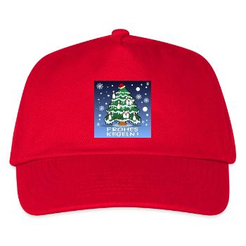 WEIHNACHTEN KEGEL VEREIN - Kinder Basecap - Rot - Vorne