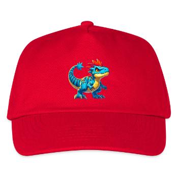 Dinosaurier - Kinder Basecap - Rot - Vorne