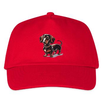 Teckel - Casquette de baseball Enfant - rouge - Devant