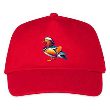Mandarin duck - Kids’ Baseball Cap - red - Front