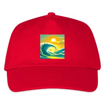 Sea Sun - Kinder Basecap - Rot - Vorne