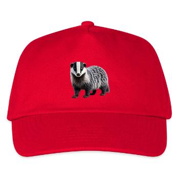 Badger - Kids’ Baseball Cap - red - Front