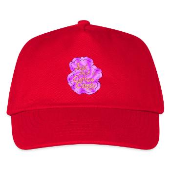 Cotton Candy Thinking Extra Shine - Kinder Basecap - Rot - Vorne