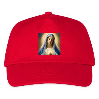 Mary, Catholic, Holy Mary, Christian - Kids’ Baseball Cap - red - Front