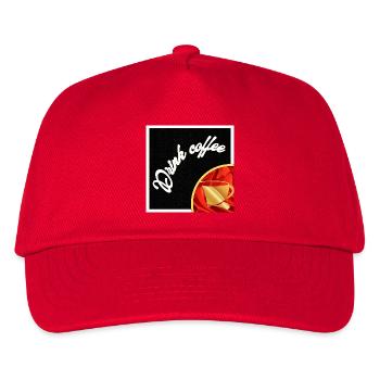 Coffee of the day - Kids’ Baseball Cap - red - Front