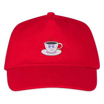 Cute cup - Kids’ Baseball Cap - red - Front