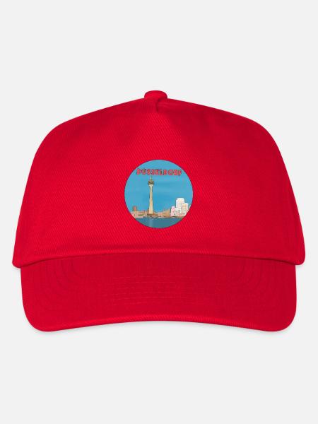 Deutsche Stadt Düsseldorf - Kinder Basecap - Rot