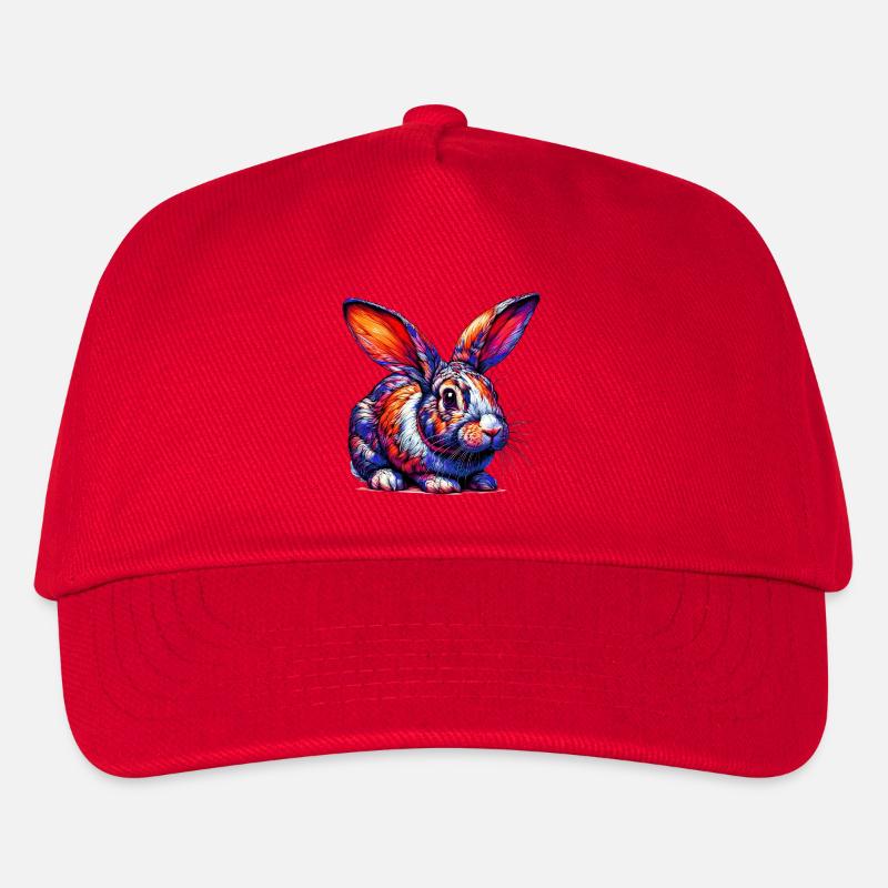 Kaninchen - Kinder Basecap - Rot