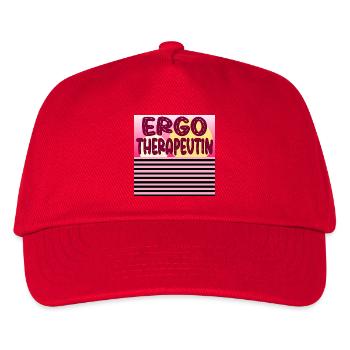 ERGOTHERAPEUTIN ERGOTHERAPIE - Kinder Basecap - Rot - Vorne