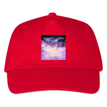 Sweet Dreams Space-Whale - Kinder Basecap - Rot - Vorne