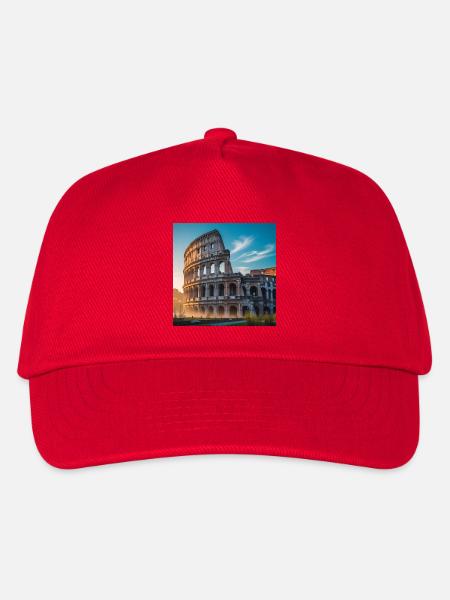 Sporthalle - Kinder Basecap - Rot