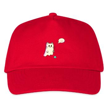 Ghost Cat Drops - Oops - Kids’ Baseball Cap - red - Front