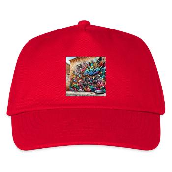 Trending Graffiti Art - Kids’ Baseball Cap - red - Front