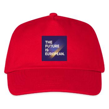 European vision of the future design - Kids’ Baseball Cap - red - Front