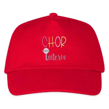 CHOR LEITUNG SINGEN CHORLEITERIN - Kinder Basecap - Rot - Vorne