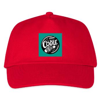 Coole Socke Socken und lustiger Spruch - Kinder Basecap - Rot - Vorne