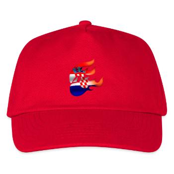 Croatia Flag - Croatia - Ninja - Kids’ Baseball Cap - red - Front