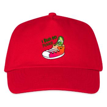 JE COURS SUR DES CORNICHONS - Casquette de baseball Enfant - rouge - Devant