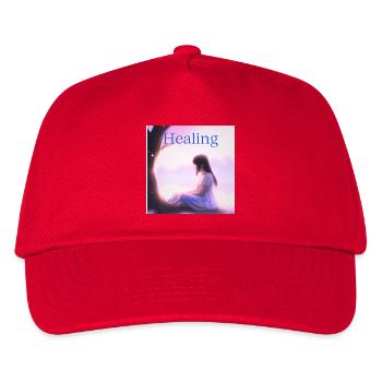 Heilung im Gange – Quiet Strength Editi - Kinder Basecap - Rot - Vorne