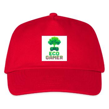 Eco Player Pixel Art - Kids’ Baseball Cap - red - Front