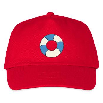 Floats - Kids’ Baseball Cap - red - Front