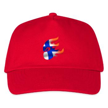 Flag of Finland - Finland - Ninja - Kids’ Baseball Cap - red - Front