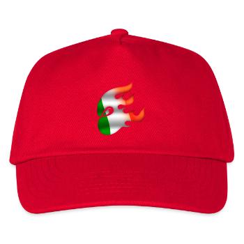 Flagge von Irland - Irland - Ninja - Kinder Basecap - Rot - Vorne